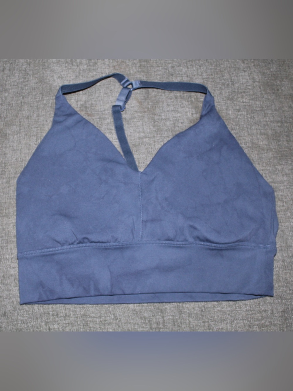 Alphalete Navy Racerback Wireless Bralette